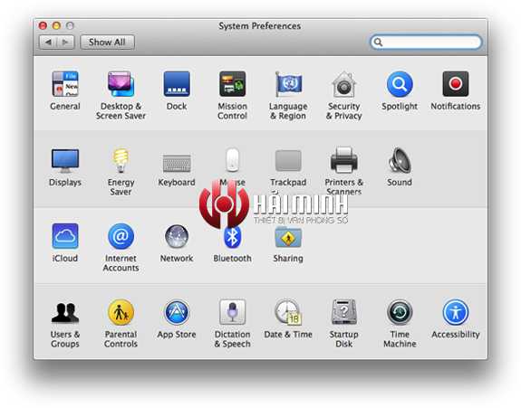 OS X: Preferences Overview